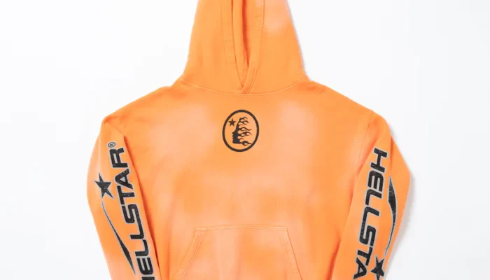 Fire Orange Hellstar Hoodie